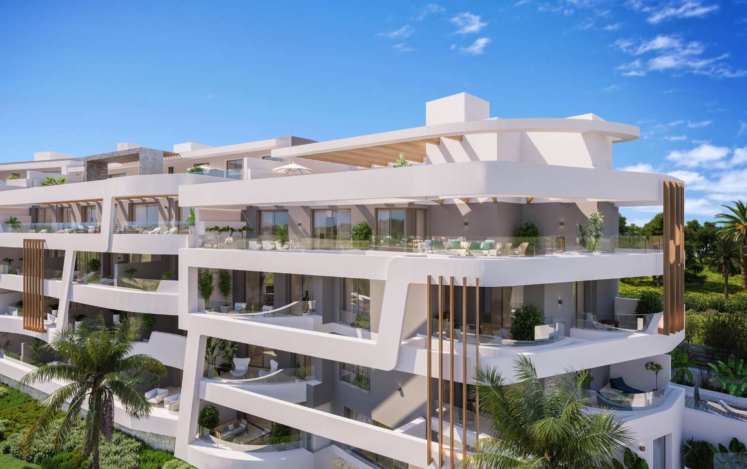 Jardin, Terrasse, Penthouse Trois façons de vivre à San Pedro MARBELLA