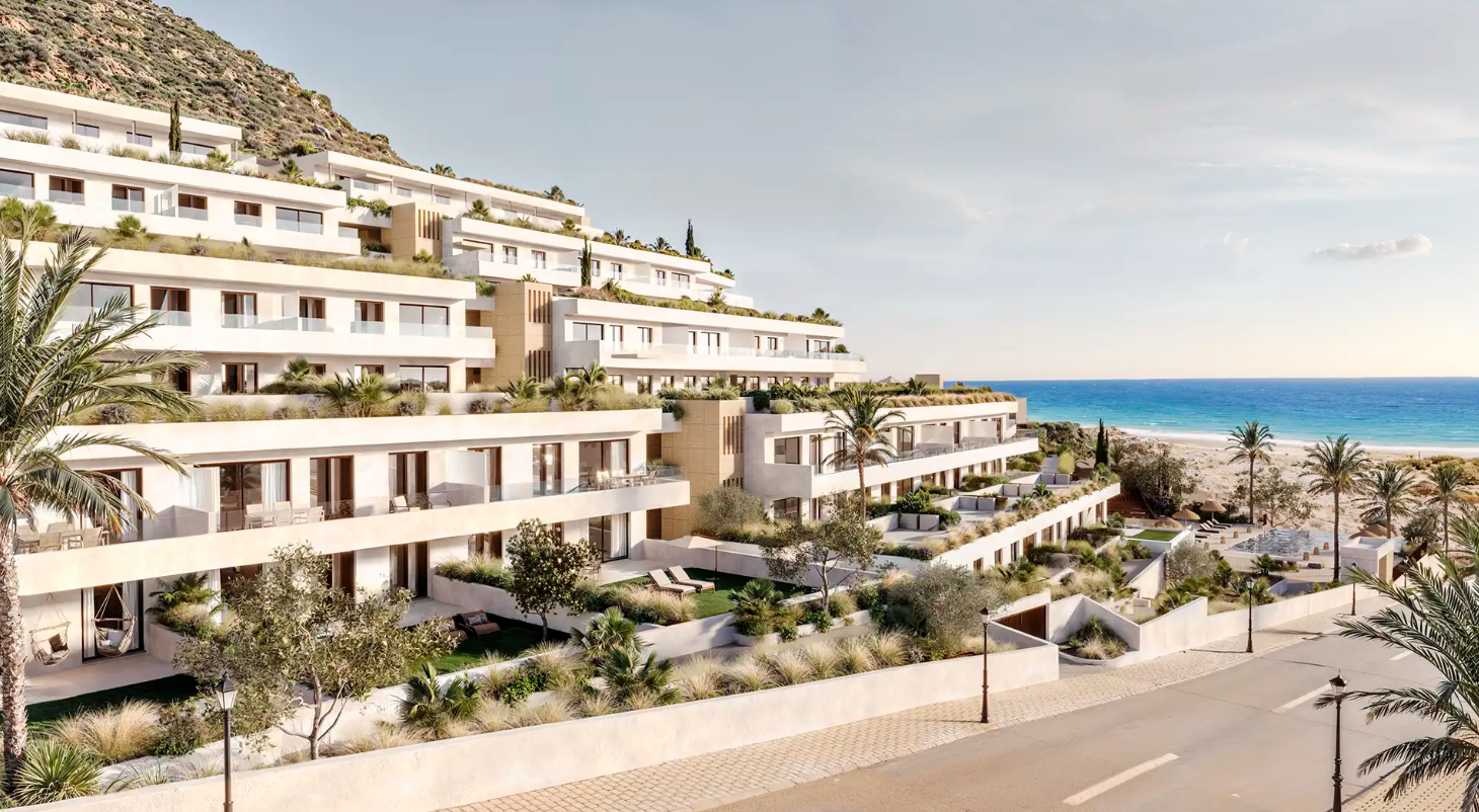 Un magnifique complexe résidentiel avec d'incroyables terrasses, penthouses et rez-de-chaussée avec vue sur la mer Méditerranée, intégré dans l'exclusif Macenas Mediterrane