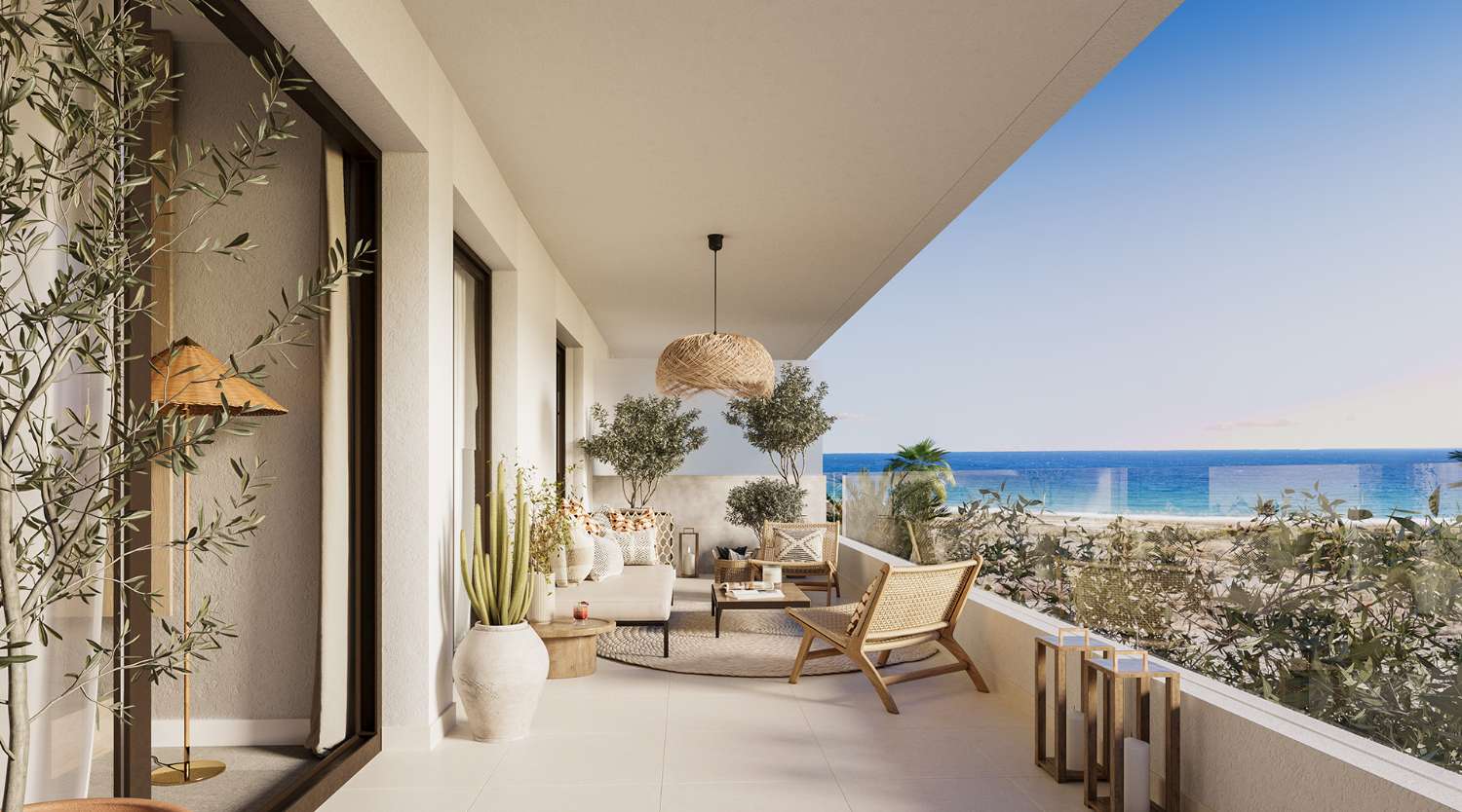 Un magnifique complexe résidentiel avec d'incroyables terrasses, penthouses et rez-de-chaussée avec vue sur la mer Méditerranée, intégré dans l'exclusif Macenas Mediterrane