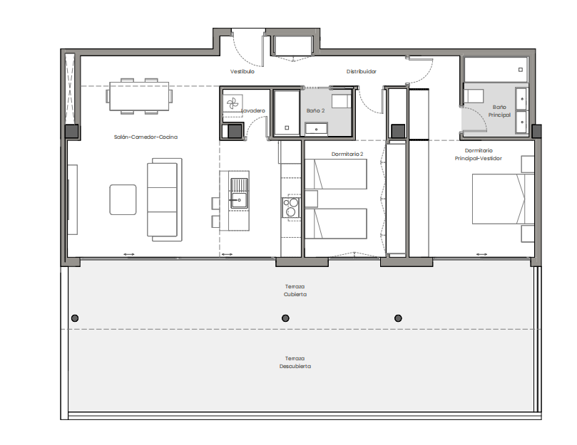 بنتهاوس للبيع في Residencial Las Terrazas