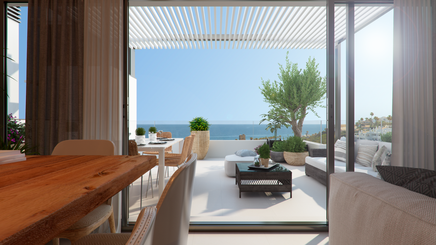 Penthouse avec vue sur la mer Casares costa