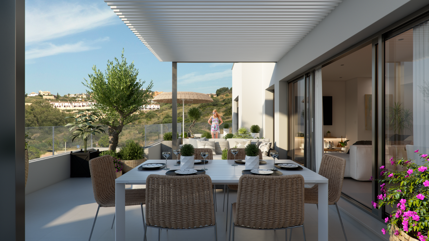 Penthouse avec vue sur la mer Casares costa