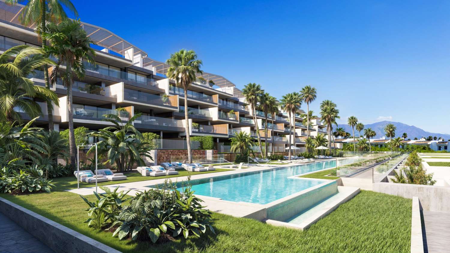 Apartment on the beachfront in Manilva Malaga