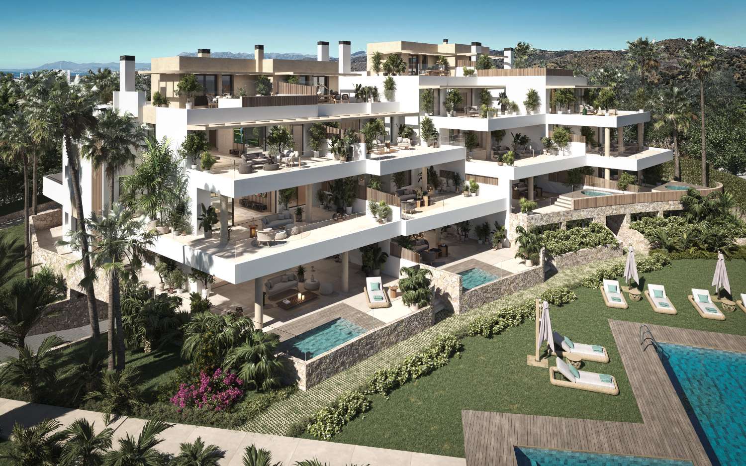 apartamento con jardín Cabopino Marbella