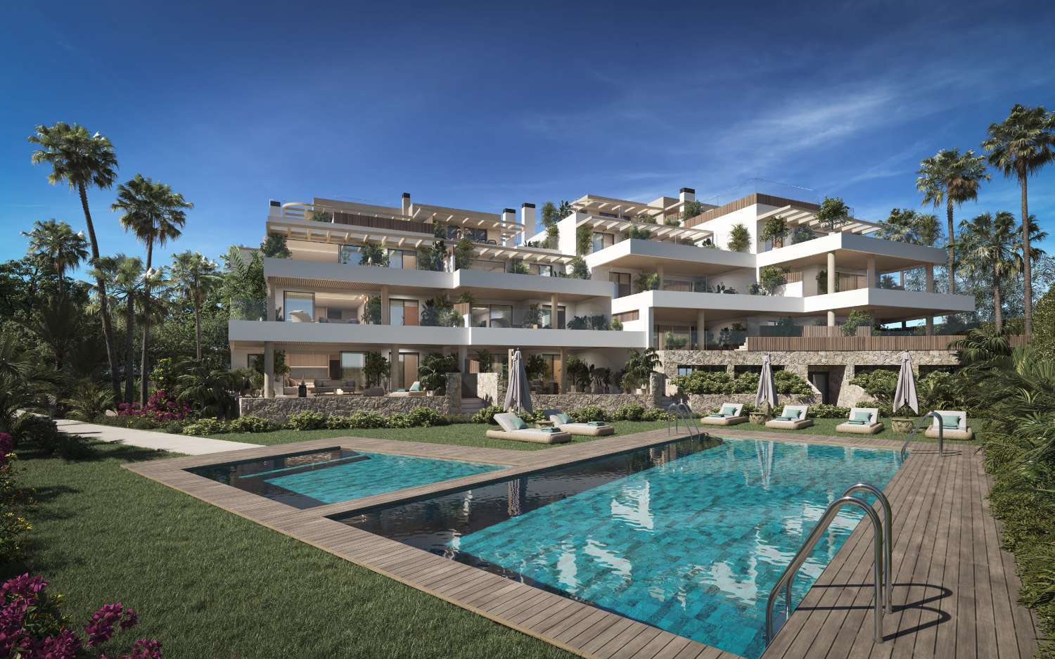 apartamento con jardín Cabopino Marbella