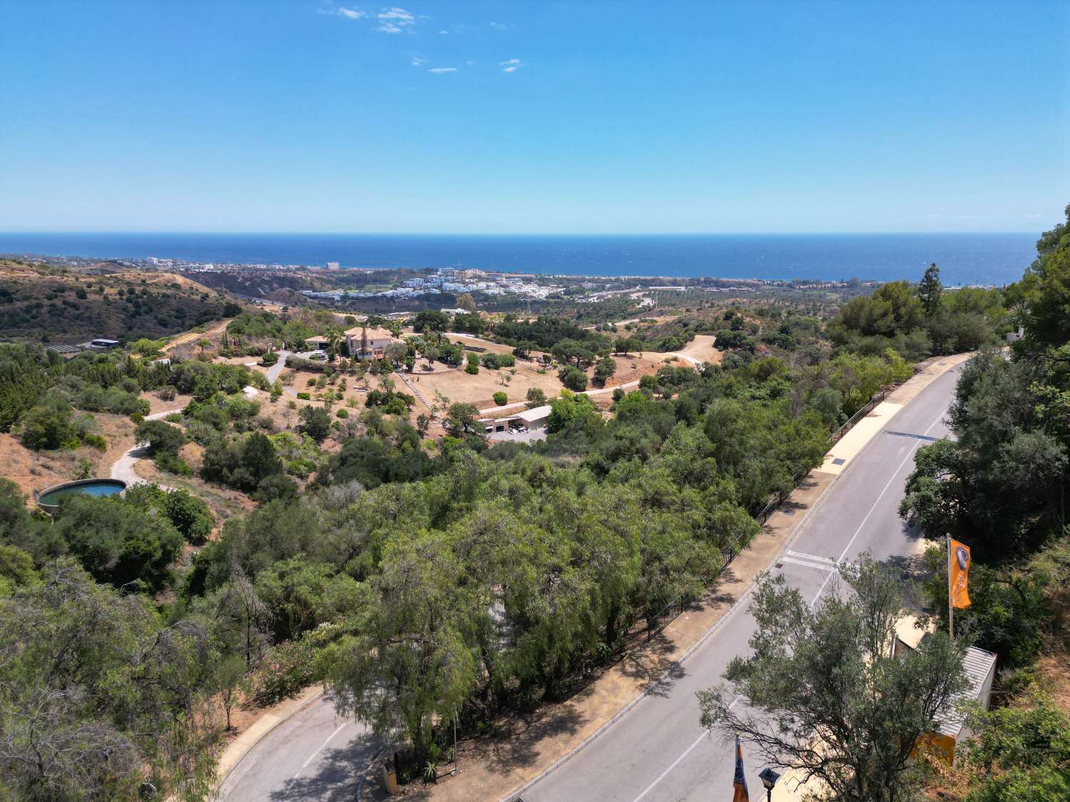 Spectacular plot in Marbella in Alto de los Monteros,