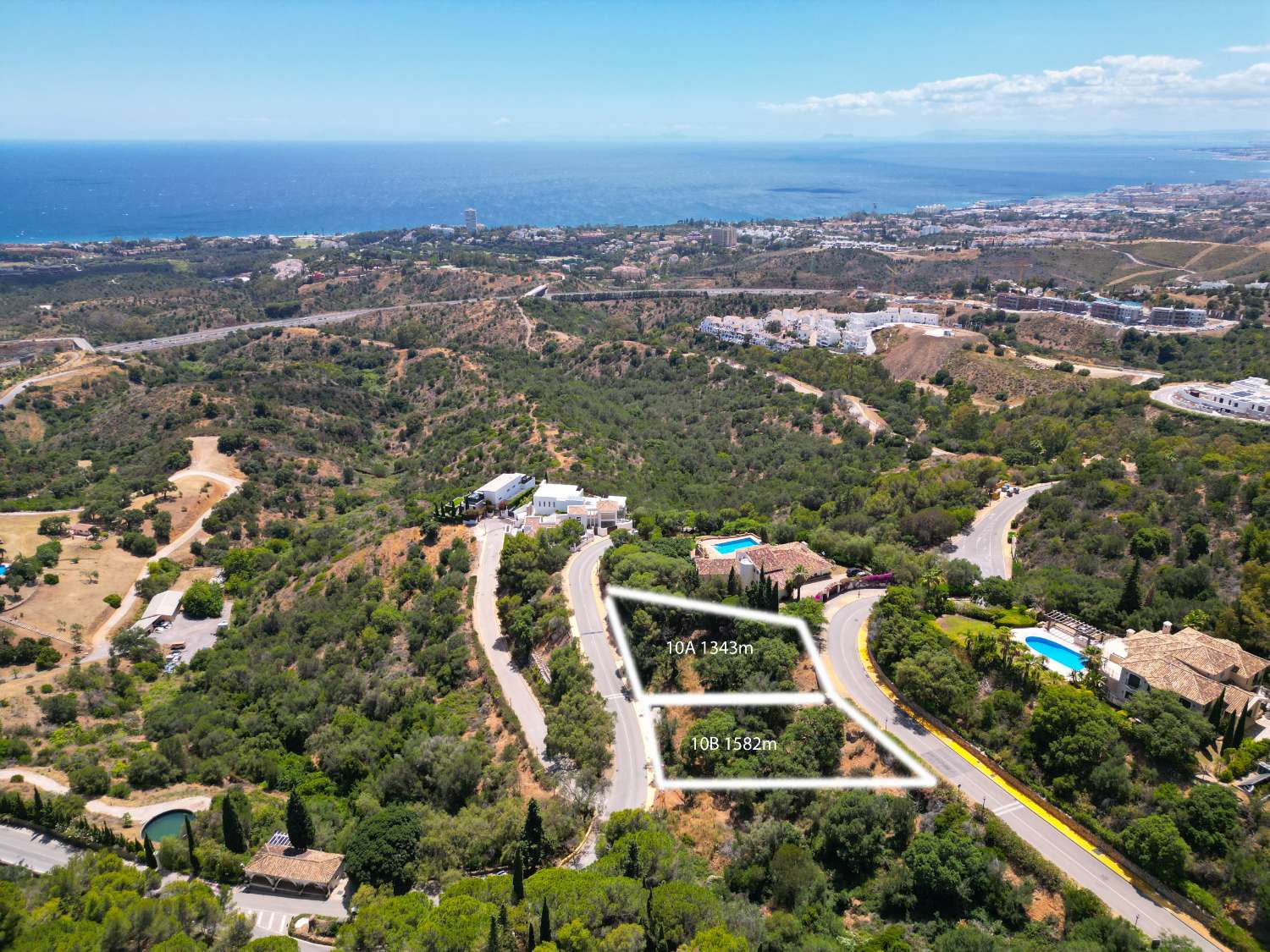 Spectacular plot in Marbella in Alto de los Monteros,