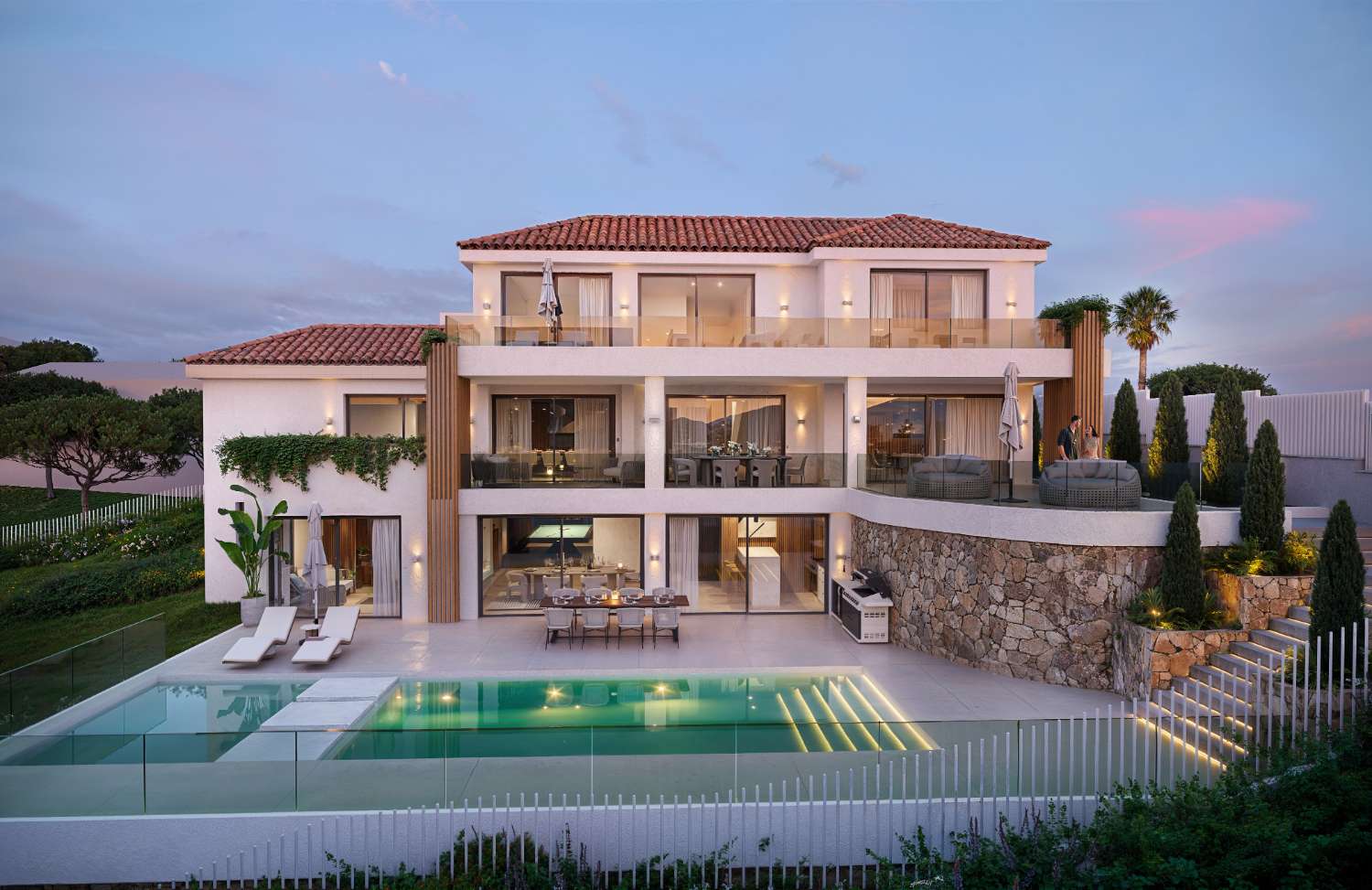 EL ROSARIO, MARBELLA EST construit m2 645 terrain m2 1.287 GRANDE OPPORTUNITÉ POUR VOTRE MAISON DE RÊVE AU COEUR DE MARBELLA