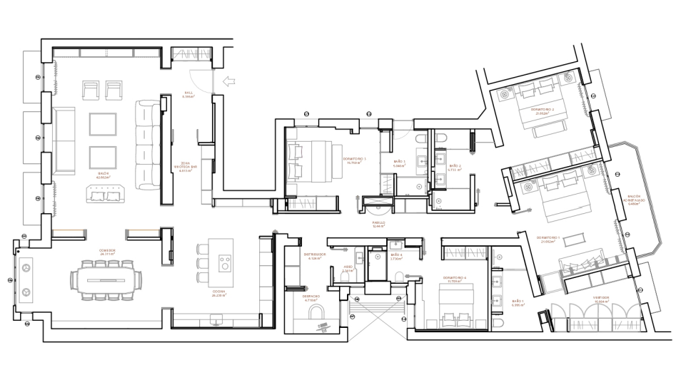 Wohnung zum Verkauf im Viertel Almagro, Chamberí, Madrid